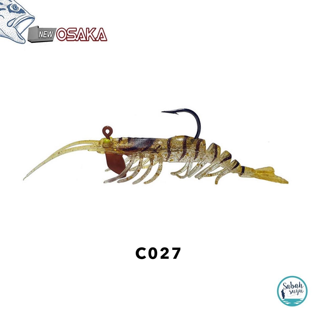 Osaka Caridina Shrimp TPE Yumuşak Karides 7.62cm 6.5gr C027