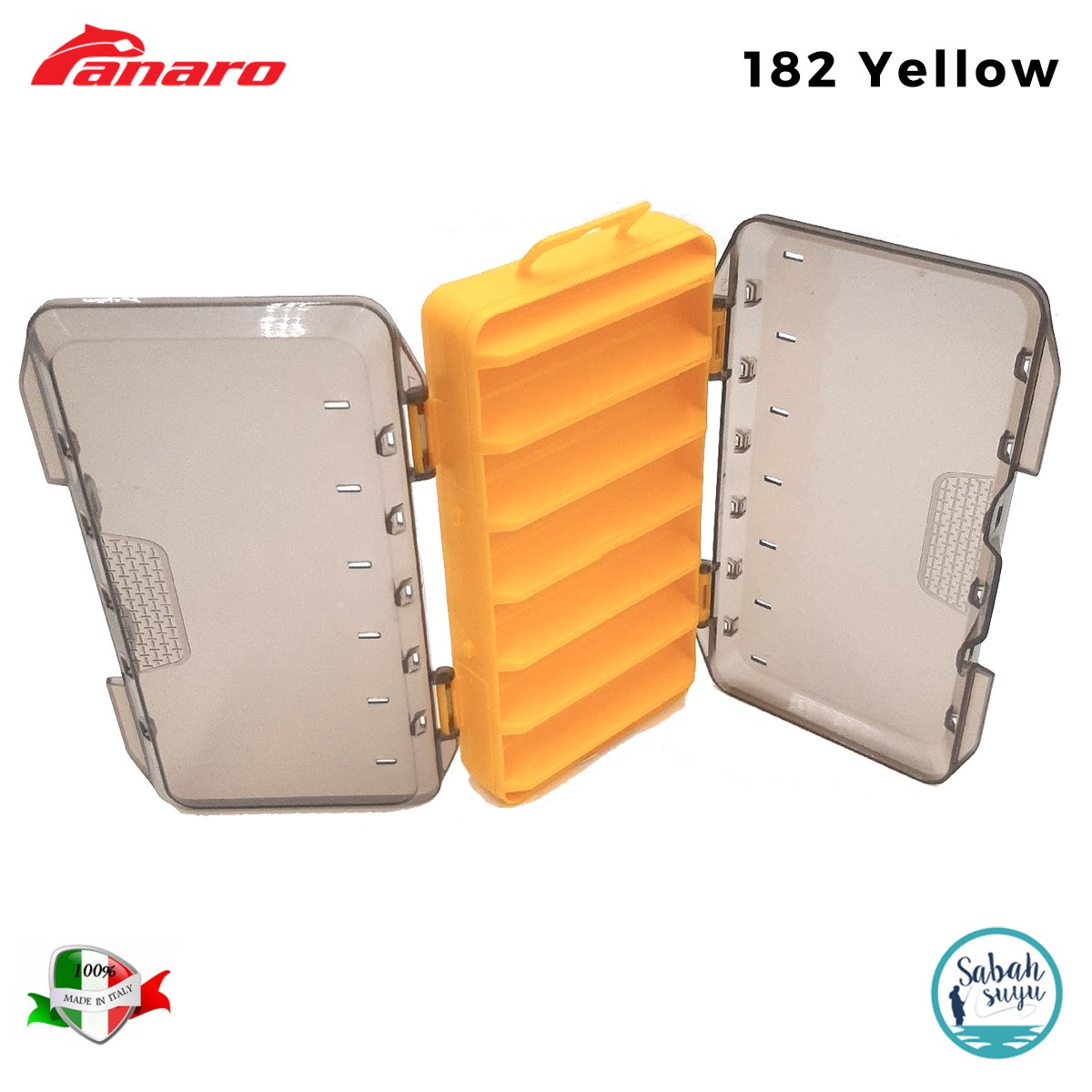 Plastica Panaro 182 13 Gözlü Ç.T. Kutu 176X104X37mm Yellow