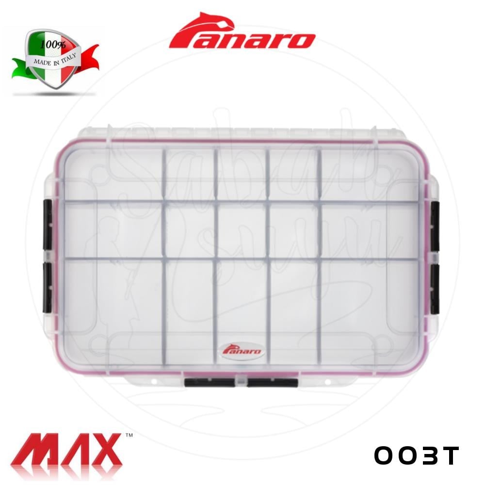 Plastica Panaro Max003T Bölmeli Sızdırmaz Kutu 350x230x59mm.