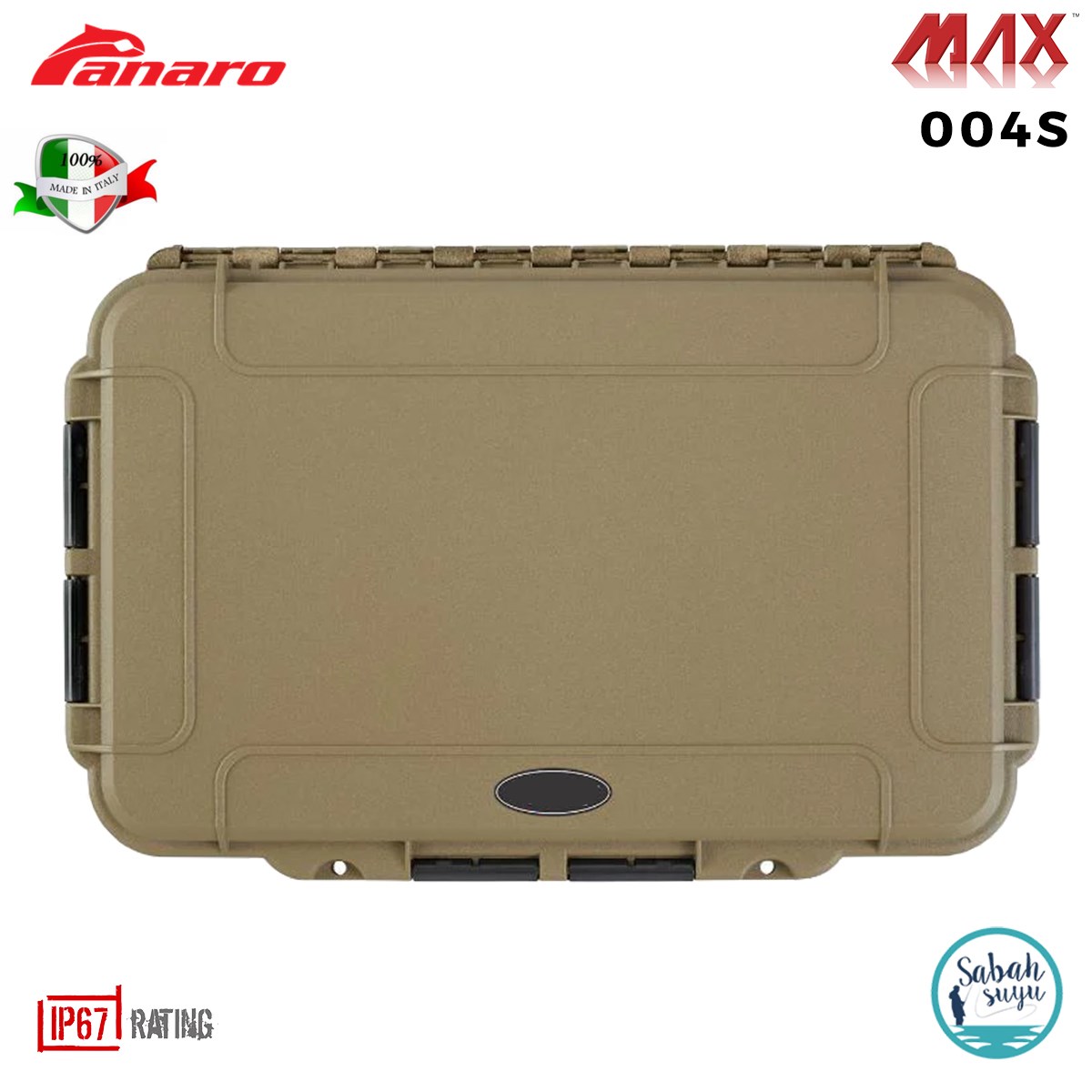 Plastica Panaro Max004S Capture Bölmeli Sızdırmaz Kutu 350x230x86mm Sahara