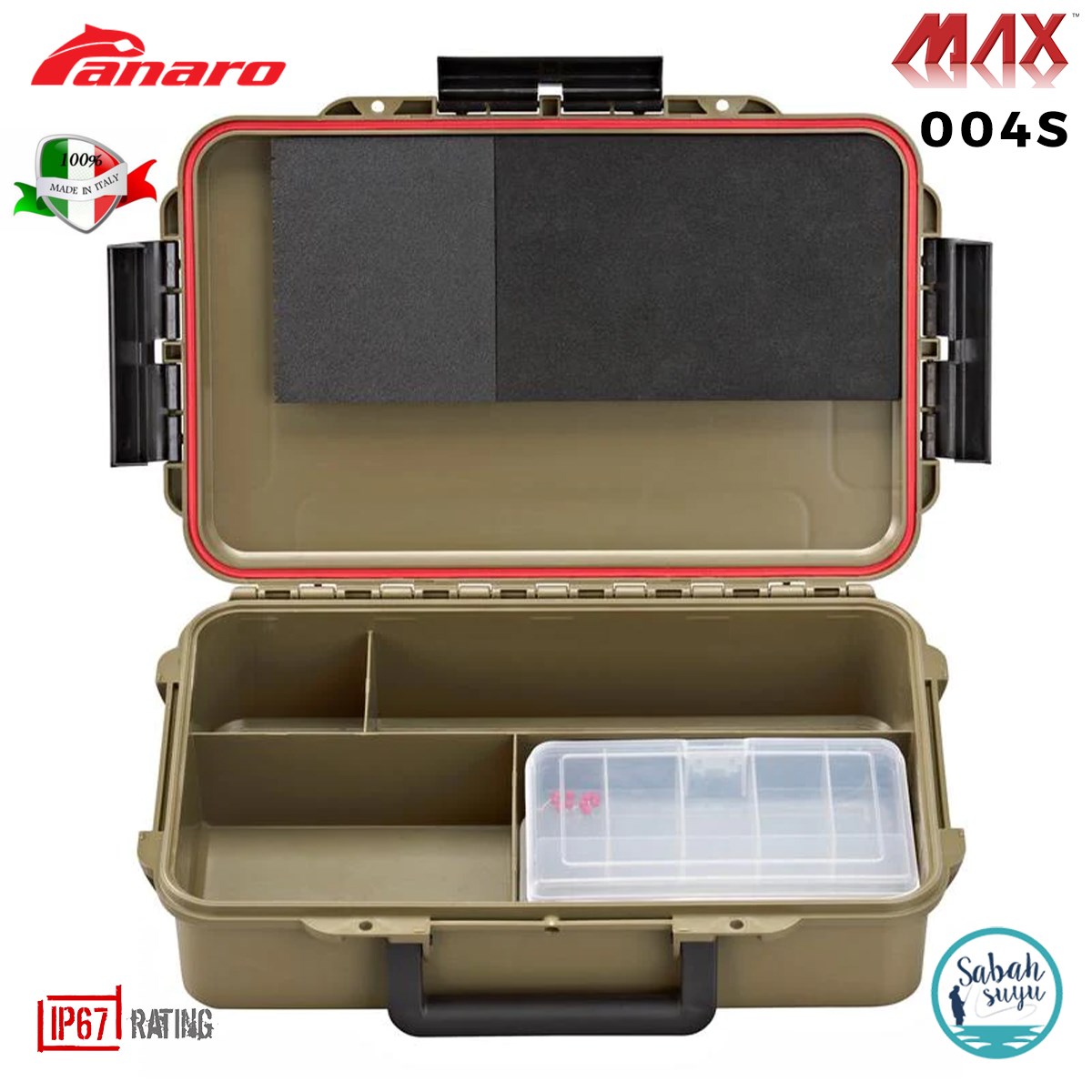 Plastica Panaro Max004S Capture Bölmeli Sızdırmaz Kutu 350x230x86mm Sahara