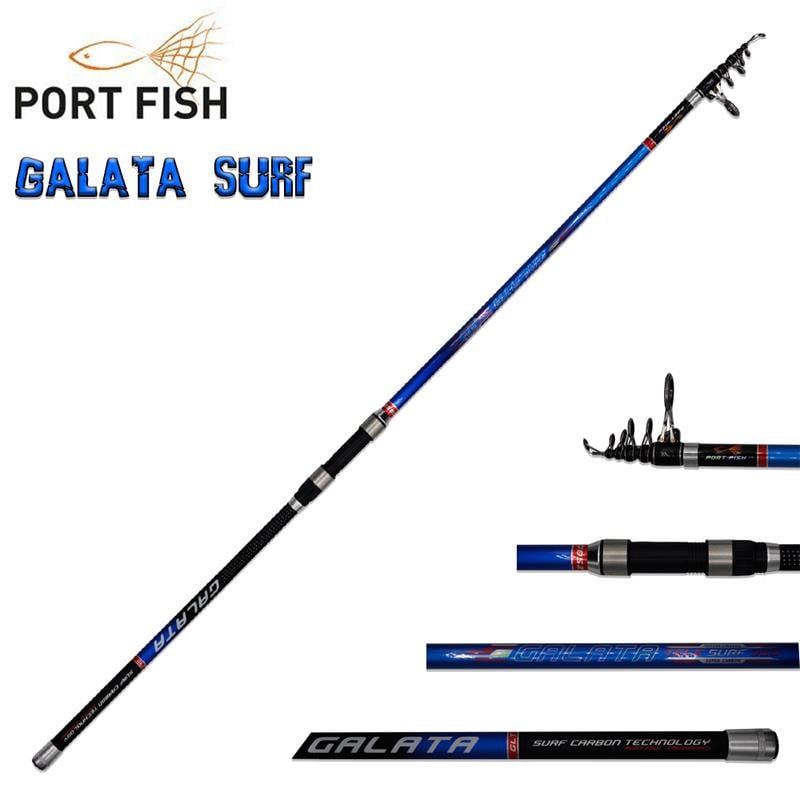 Portfish Galata Carbon 3.60mt 250gr Teleskopik Surf Kamış