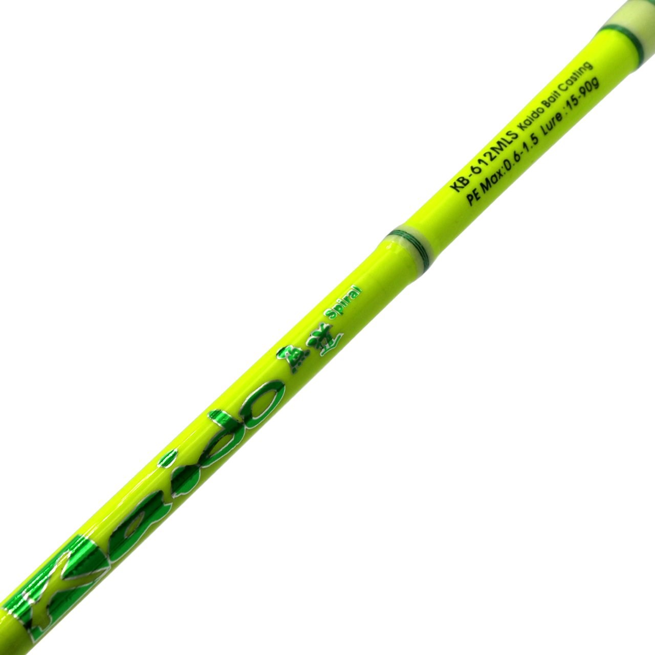 Pro Hunter Kaido KB-612MLS 1.85mt 15-90gr (S2P) Tetikli Light Jigging Kamış Sarı