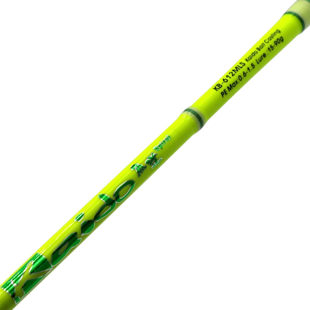 Pro Hunter Kaido KB-612MLS 1.85mt 15-90gr (S2P) Tetikli Light Jigging Kamış Sarı