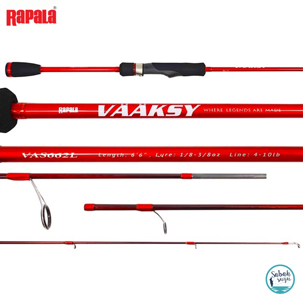 Rapala Vaaksy 1.98mt LRF ve Spin Olta Kamışı