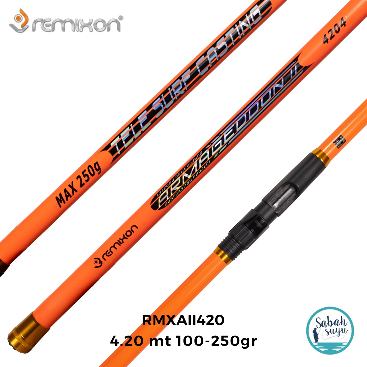 Remixon Armageddon II 4.20mt 100-250gr Teleskopik Surf Kamış