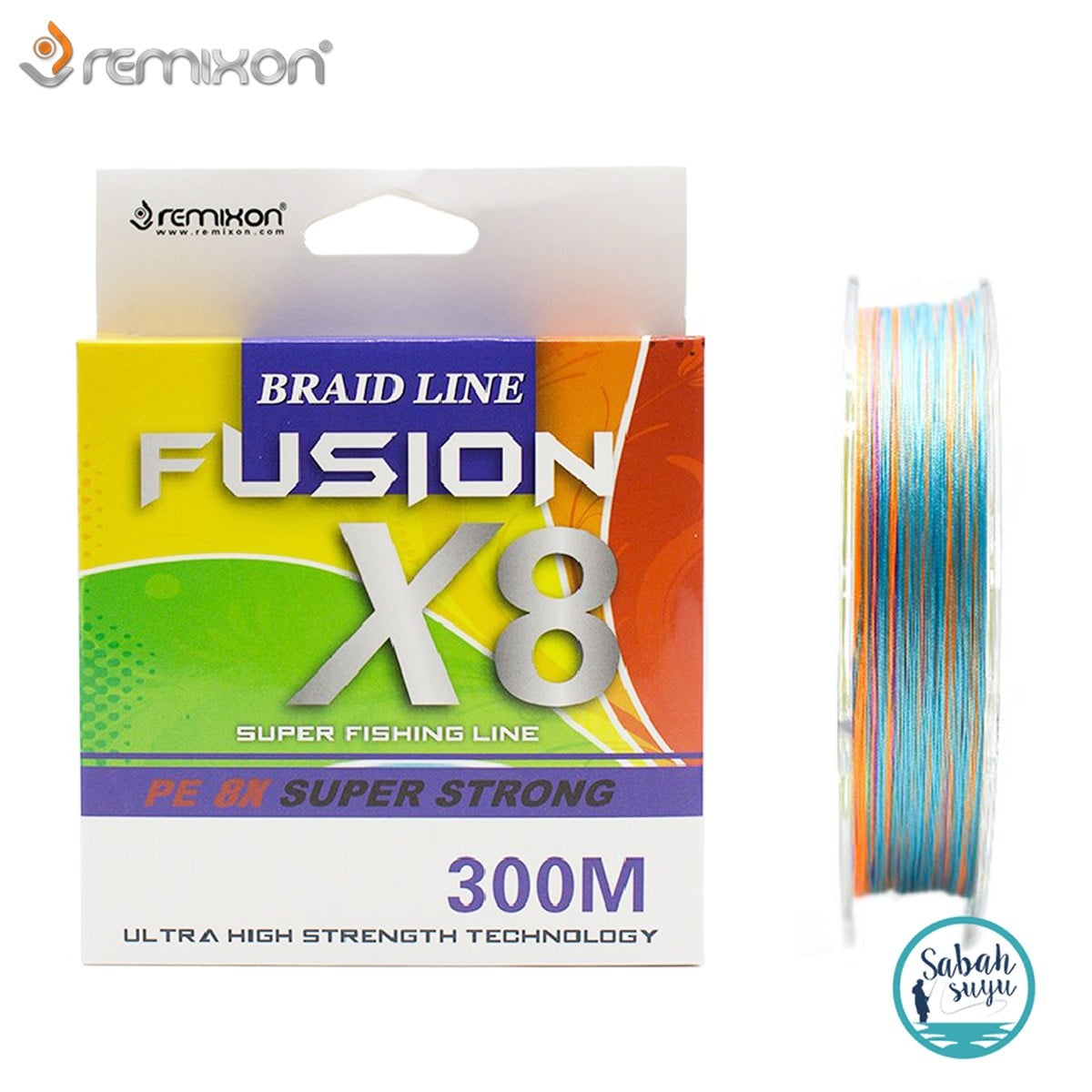 Remixon Fusion X8 İp Misina 300mt 0.18mm 10kg Multi