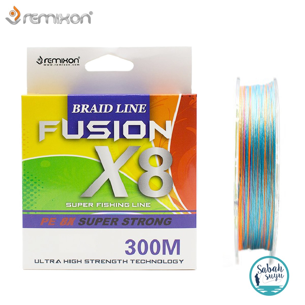 Remixon Fusion X8 İp Misina 300mt 0.18mm 10kg Multi