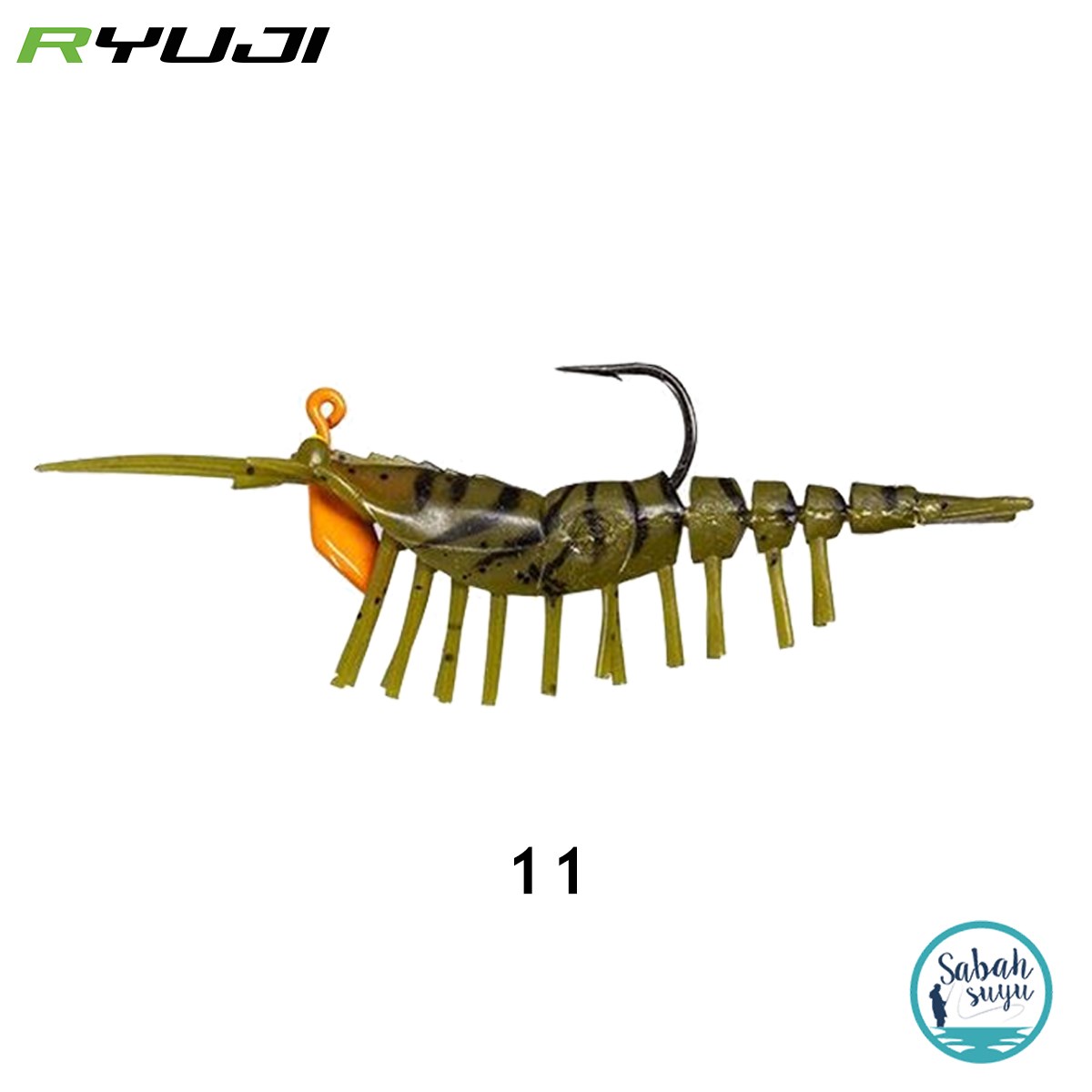 Ryuji Ayu Shrimp 7.5cm 7.2gr Silikon Karides 11