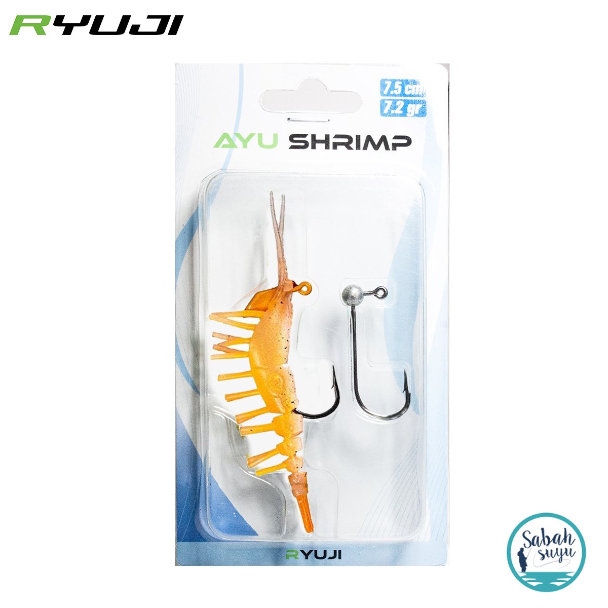 Ryuji Ayu Shrimp 7.5cm 7.2gr Silikon Karides 09 UV