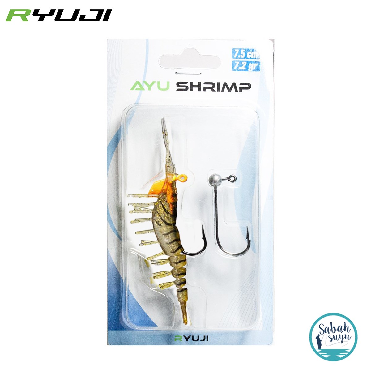 Ryuji Ayu Shrimp 7.5cm 7.2gr Silikon Karides 08
