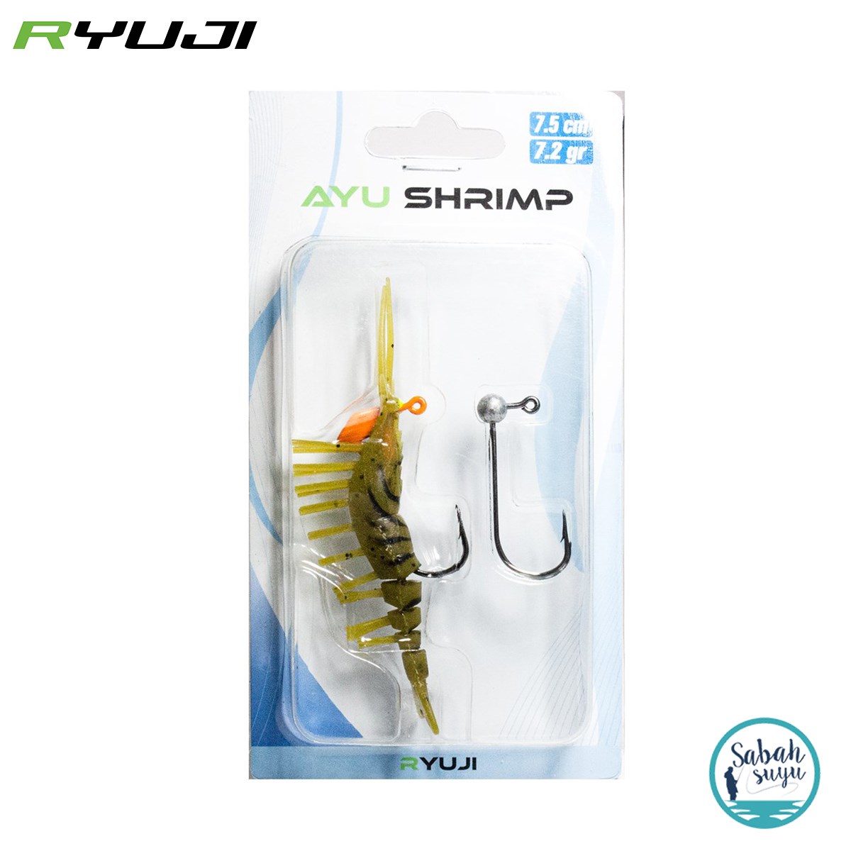 Ryuji Ayu Shrimp 7.5cm 7.2gr Silikon Karides 11