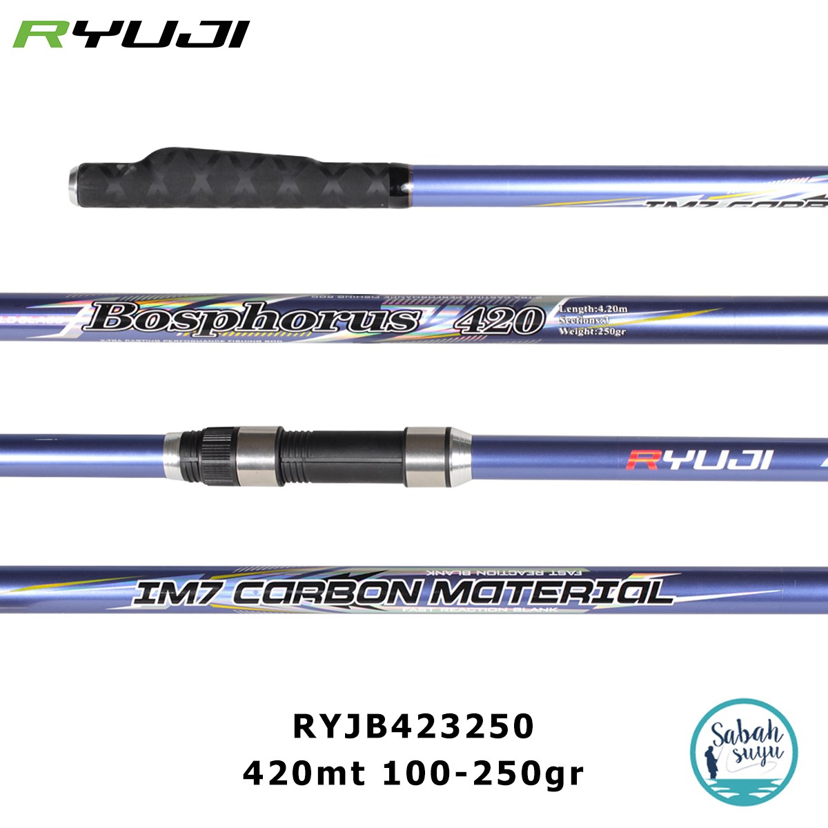 Ryuji Bosphorus 4.20mt 100-250gr (3P) Surf Kamış