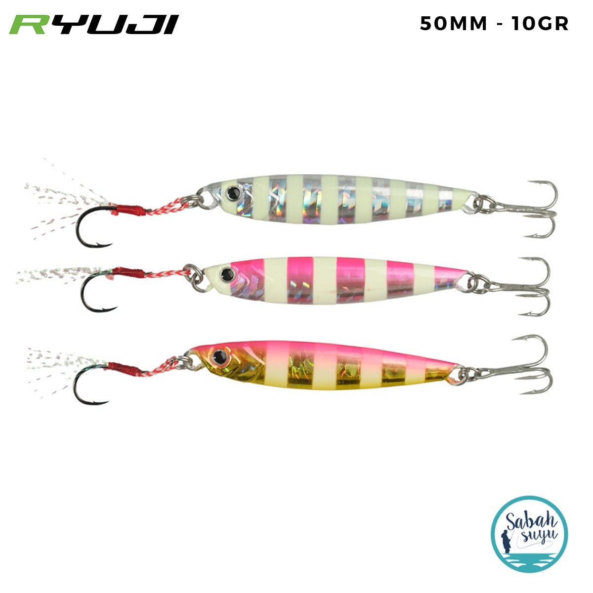 Ryuji Jig King Zebra Mix 50mm 10gr (3 Adet)