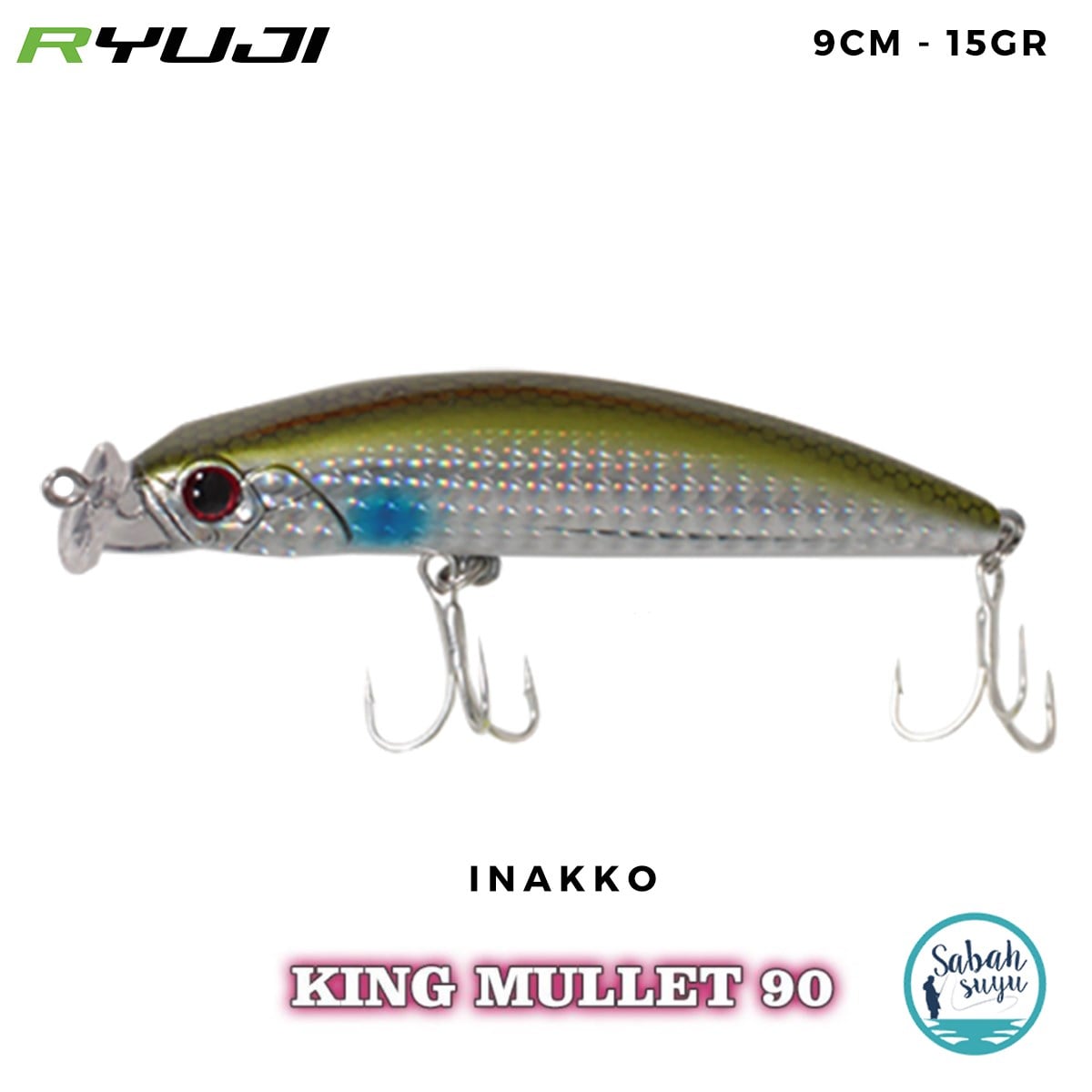 Ryuji King Mullet 90F 9cm 15gr Inakko