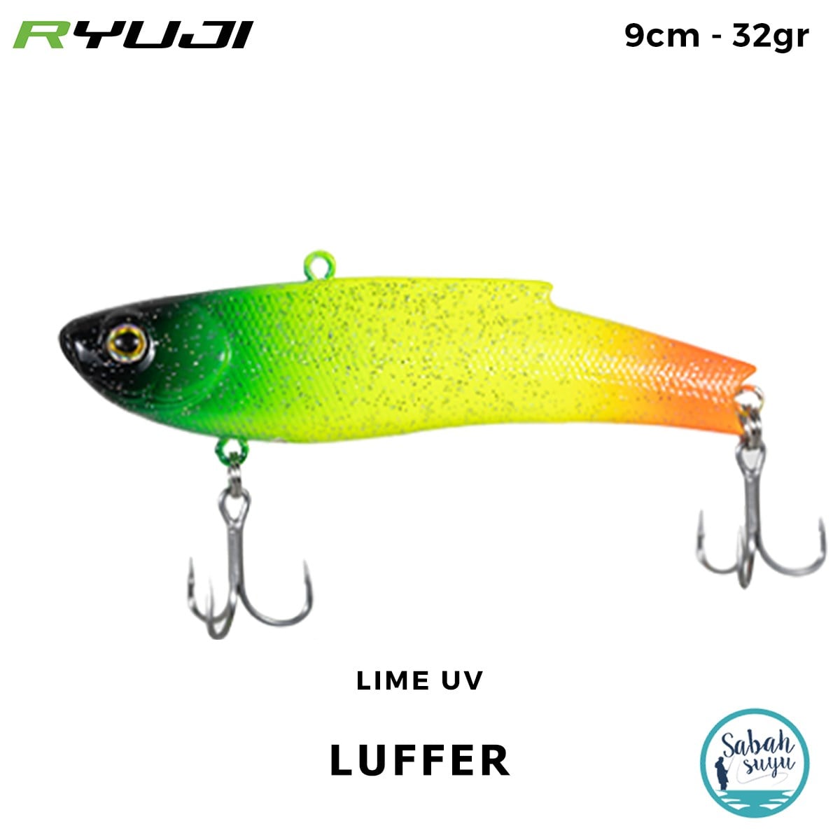 Ryuji Luffer Vibrasyon Jig 9cm 32gr Lime UV