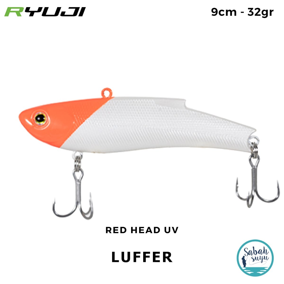 Ryuji Luffer Vibrasyon Jig 9cm 32gr Red Head UV