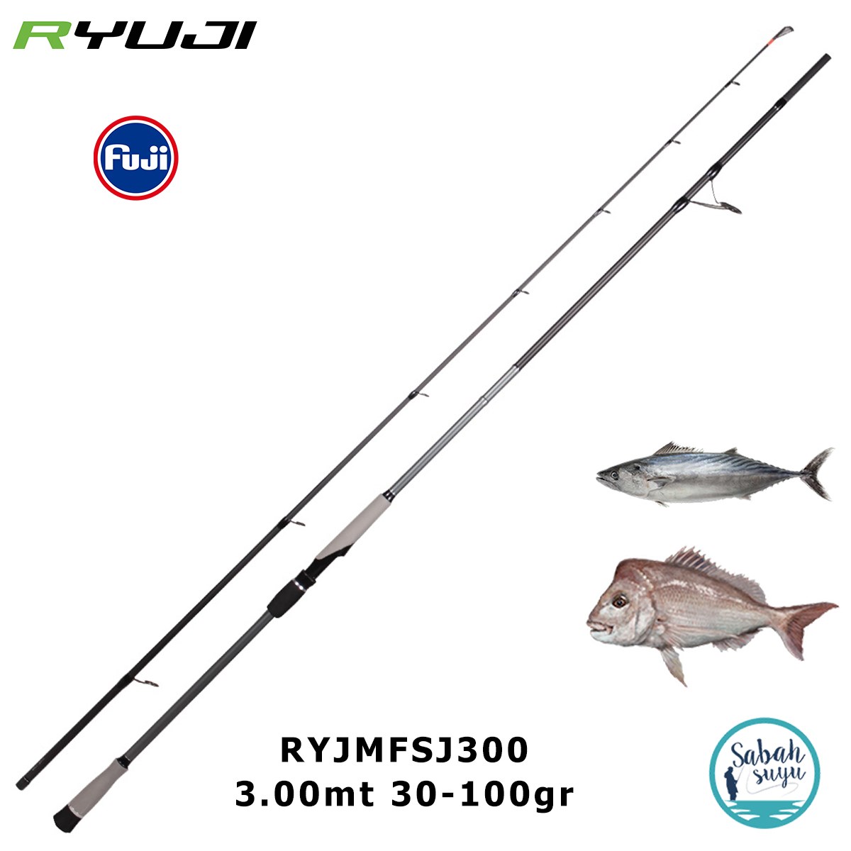 Ryuji Matrix Fuji 3.00mt 30-100gr (2P) Shore Jigging Kamış