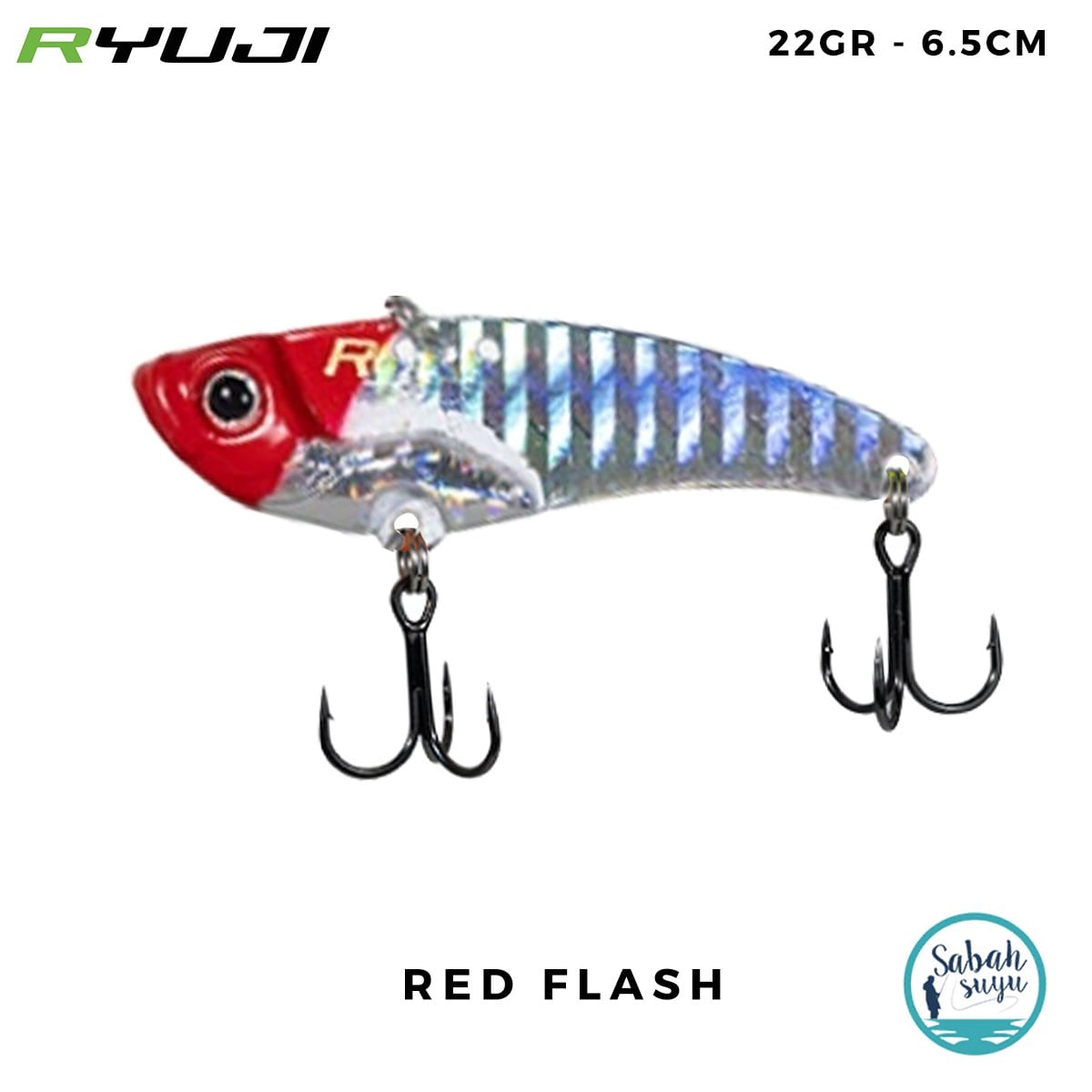 Ryuji Mirror VIB Vibrasyon Jig 6.5cm 22gr Red Flash