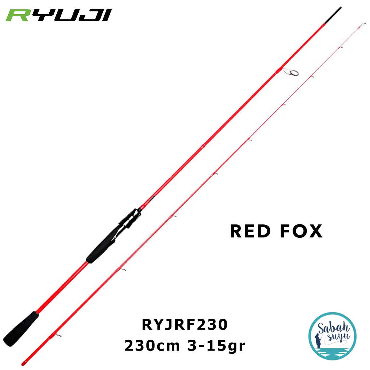 Ryuji Red Fox 2.30mt 3-15gr (2P) Light Spin Kamış