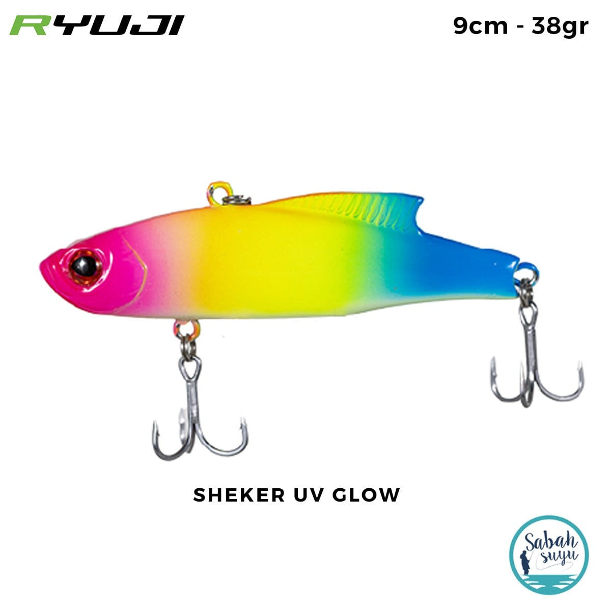 Ryuji Rock VIB Vibrasyon Jig 9cm 38gr Sheker UV Glow
