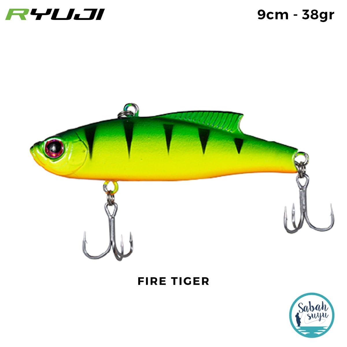 Ryuji Rock VIB Vibrasyon Jig 9cm 38gr Fire Tiger