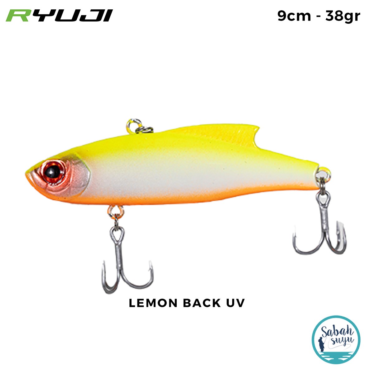 Ryuji Rock VIB Vibrasyon Jig 9cm 38gr Lemon Back UV
