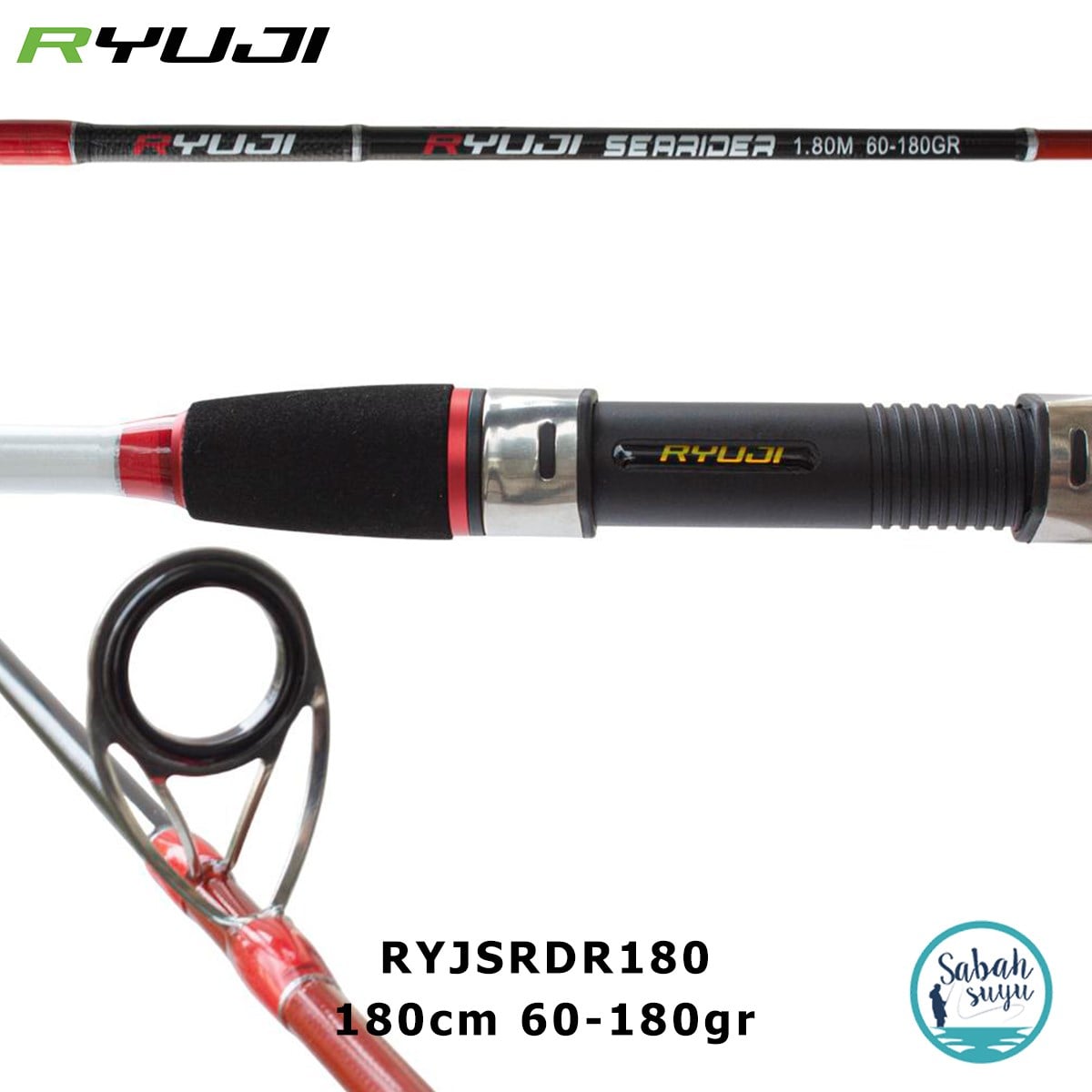 Ryuji Searider 1.80mt 60-180gr (S2P) Jigging Kamış