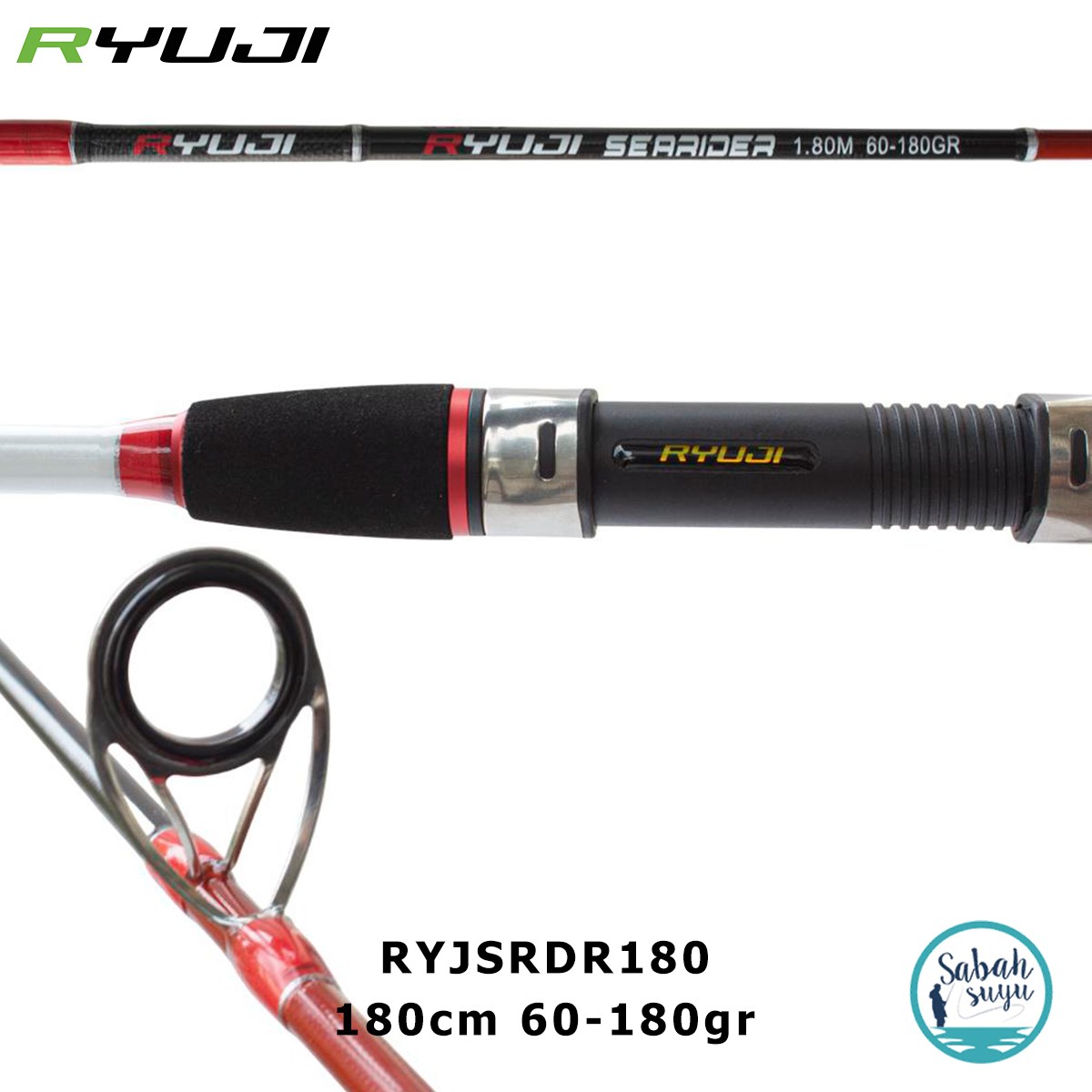Ryuji Searider 1.80mt 60-180gr (S2P) Jigging Kamış