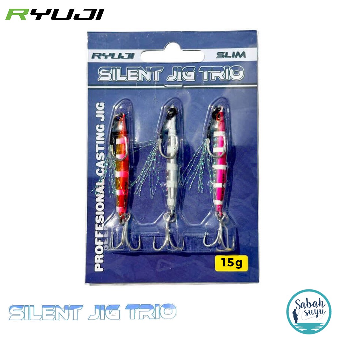 Ryuji Silent Jig Trio 15gr Zebra Mix (3 Adet)