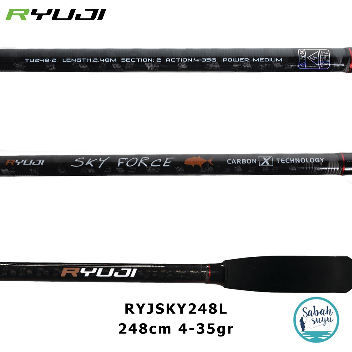 Ryuji Sky Force Fuji 2.48mt 4-35gr (2P) Spin Kamış