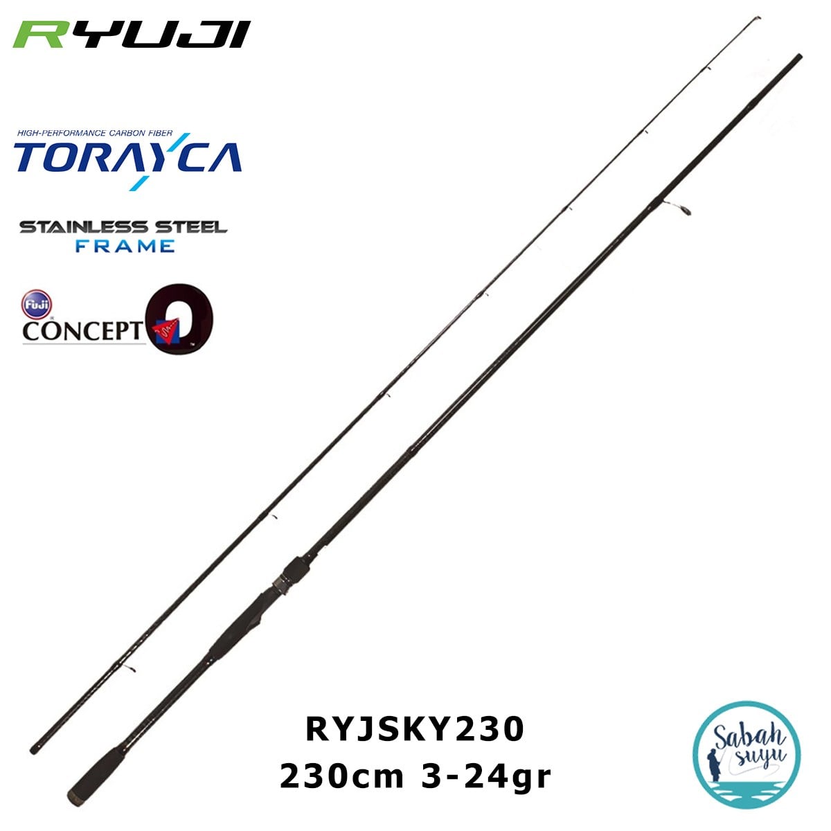 Ryuji Sky Force Fuji 2.30mt 3-24gr (2P) Light Spin Kamış