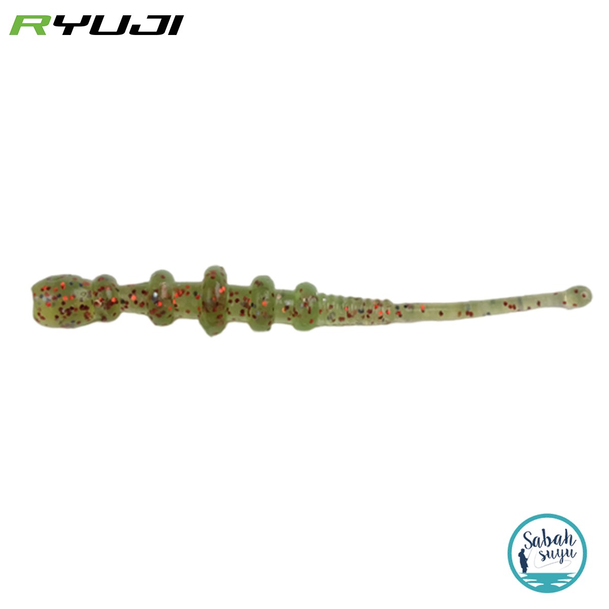 Ryuji Tipsy Worm 5.8cm Silikon LRF Kurt Green Chartreuse