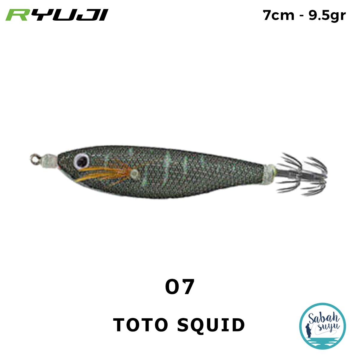 Ryuji Toto Squid 7cm 9.5gr Kalamar Zokası #07