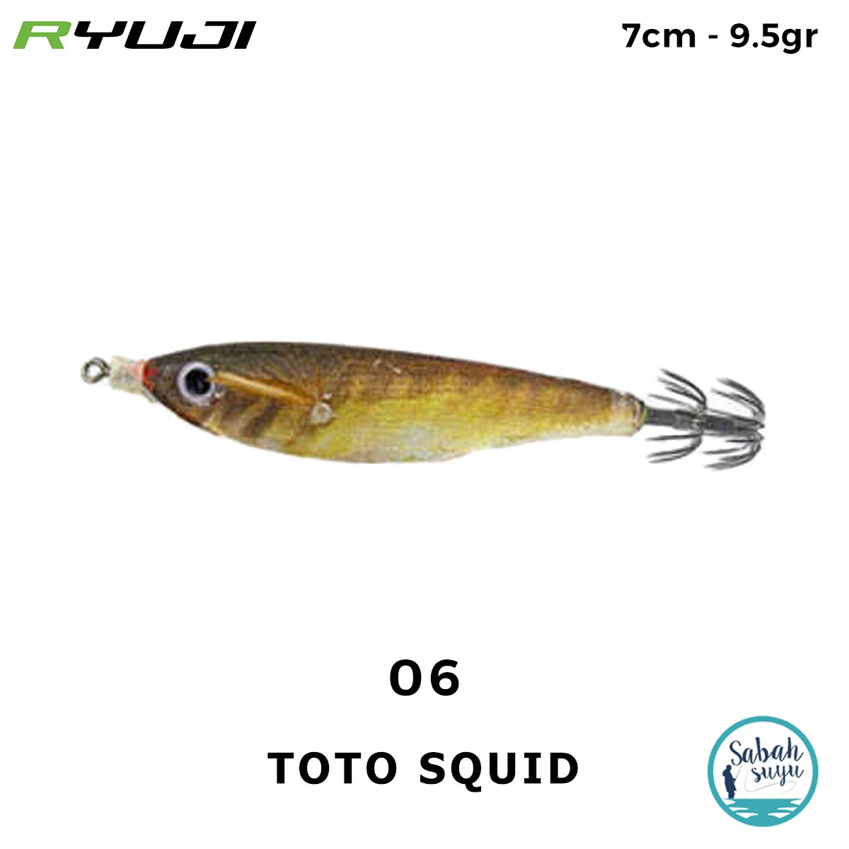 Ryuji Toto Squid 7cm 9.5gr Kalamar Zokası #06