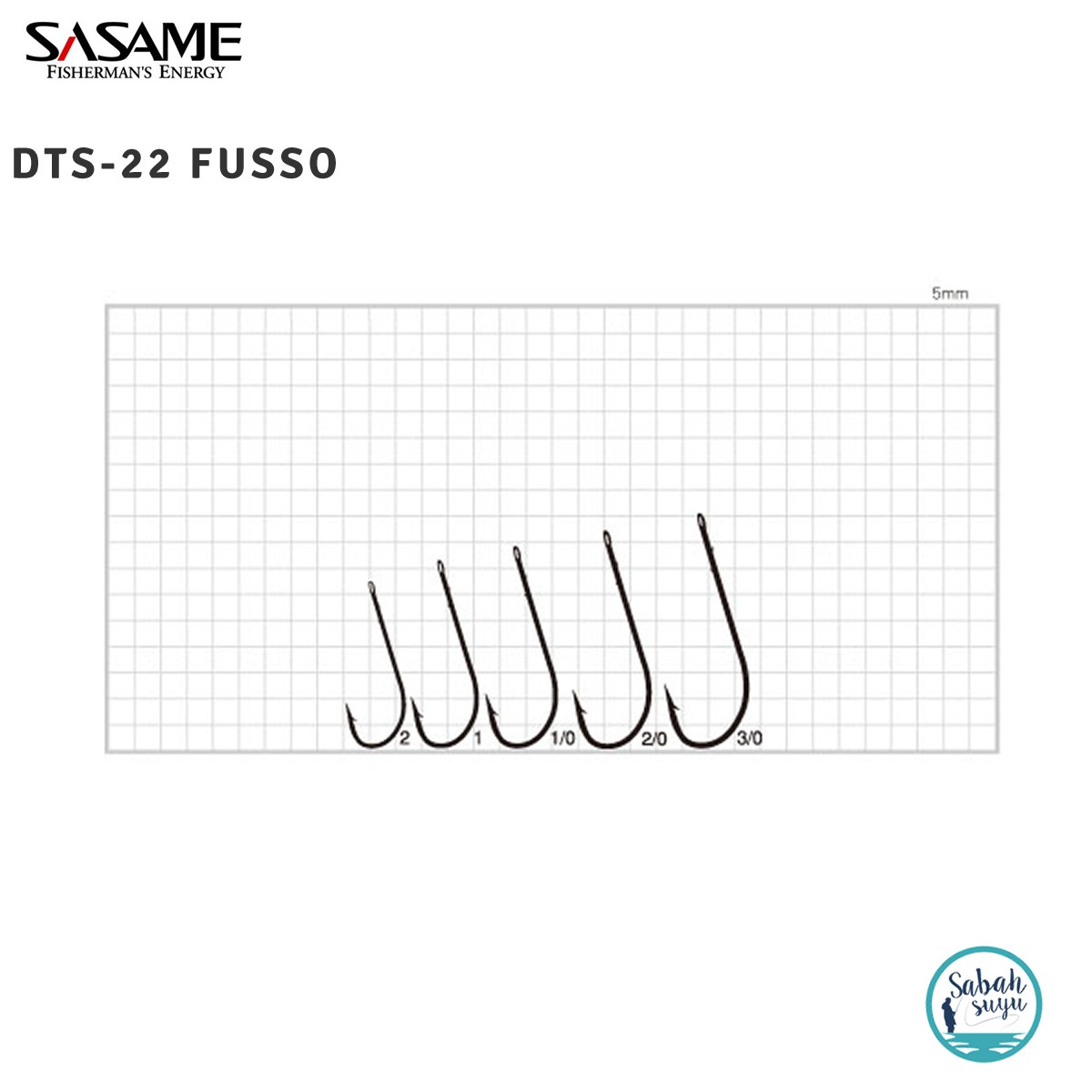 Sasame Fusso DTS22 TC Coat Tırnaklı Halkalı İğne #2 (6Ad)