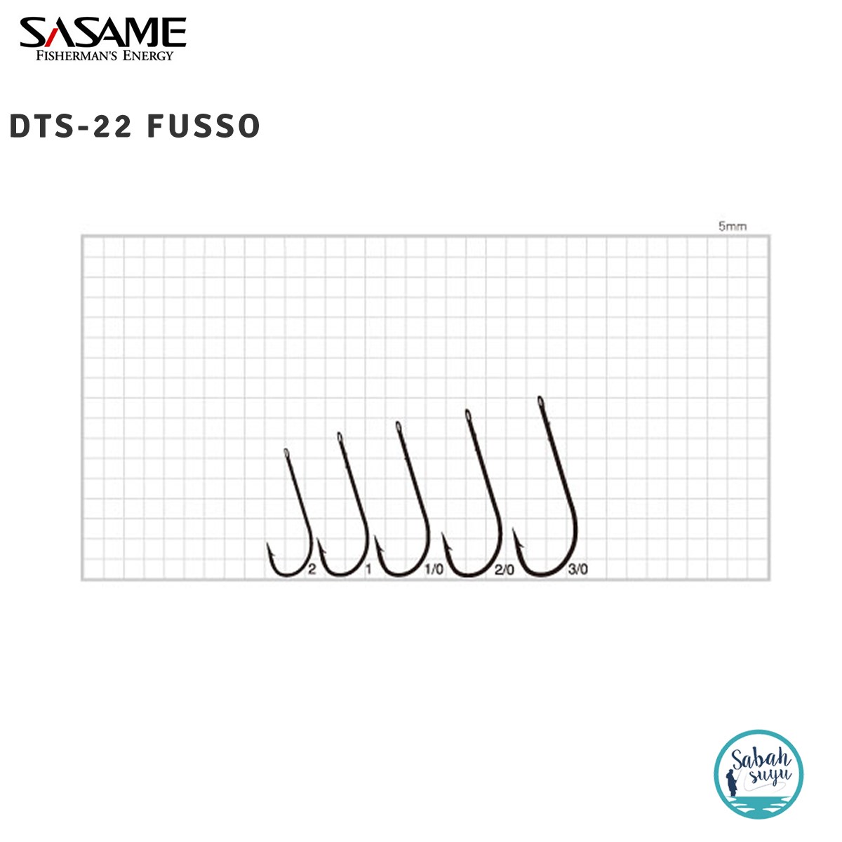 Sasame Fusso DTS22 TC Coat Tırnaklı Halkalı İğne #1 (6Ad)