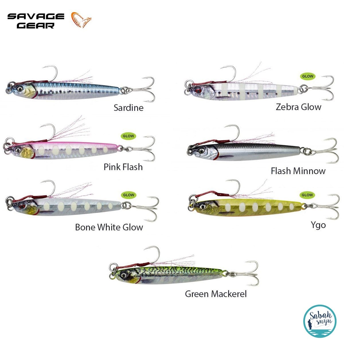 Savage Gear 3D Jig Minnow Baby Jig 5gr 4.6cm Green Mackerel