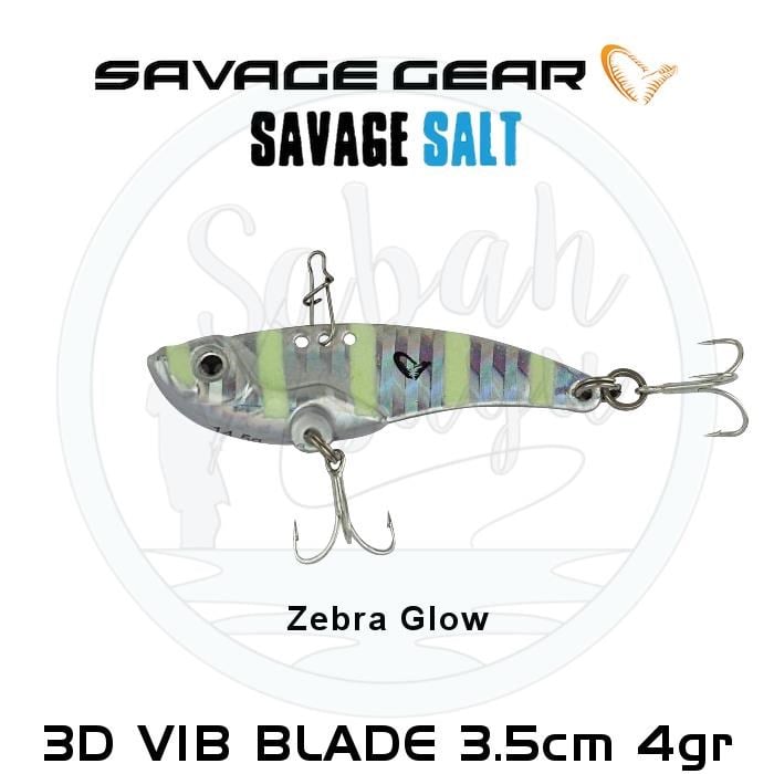 Savage Gear 3D Minnow VIB Blade 3.5cm 4gr Zebra Glow