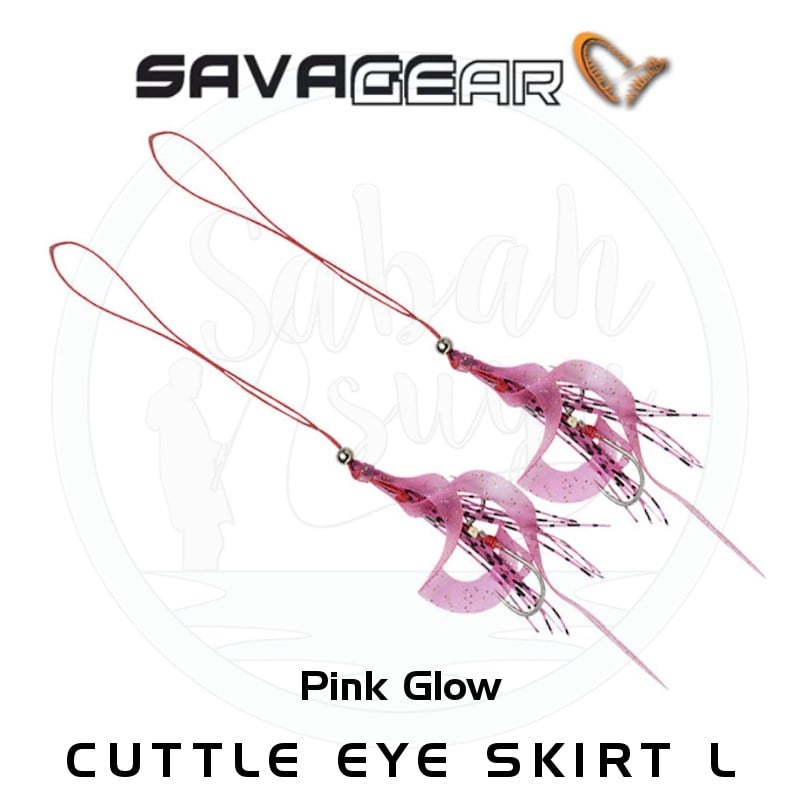Savage Gear Cuttle Eye İğneli Yedek Kuyruk Pink Glow L Boy