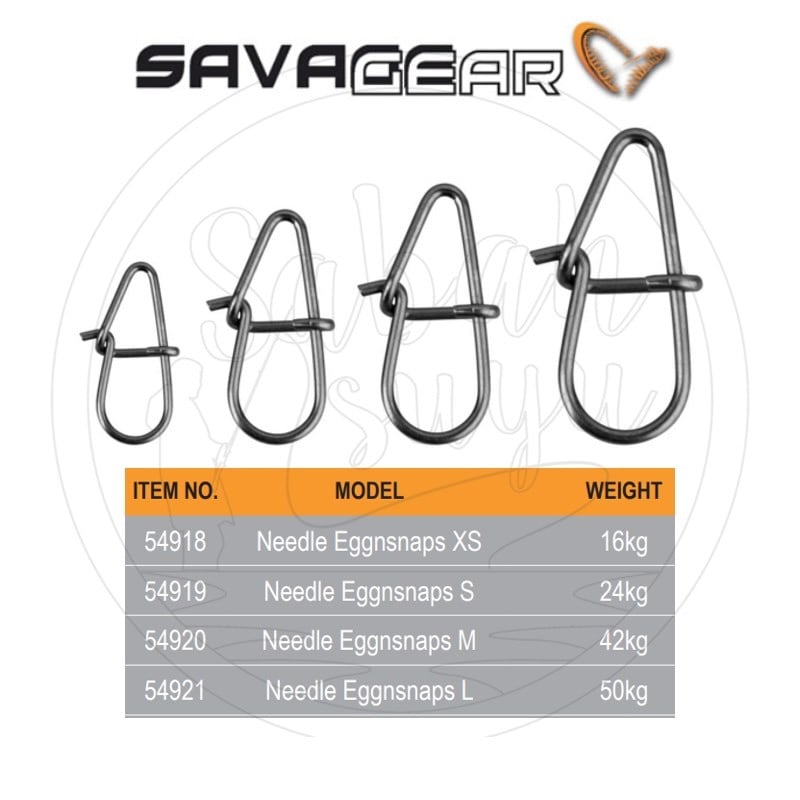 Savage Gear Egg Snap Suni Yem Klipsi L Boy 50kg