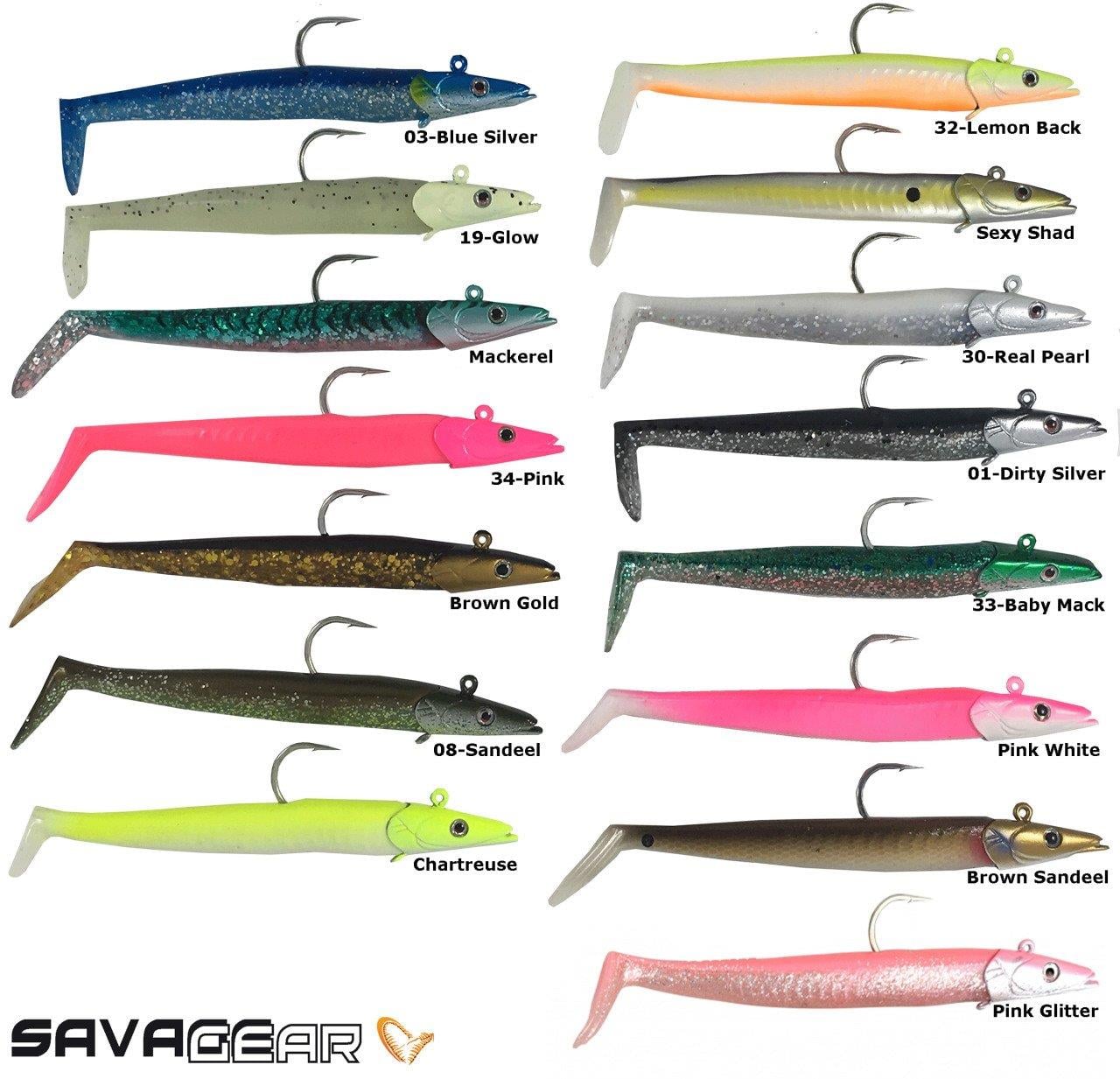 Savage Gear Sandeel 12.5cm 23gr. Combo (2+1) Lemon Back