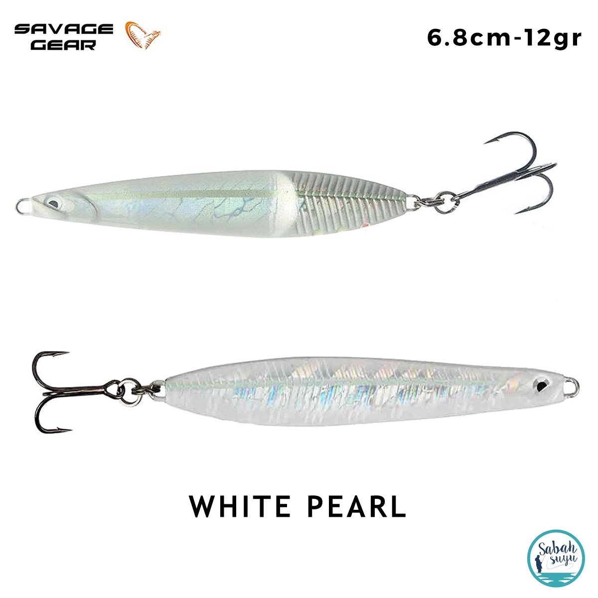 Savage Gear Seeker ISP 68mm 12gr Kaşık Yem NL White Pearl