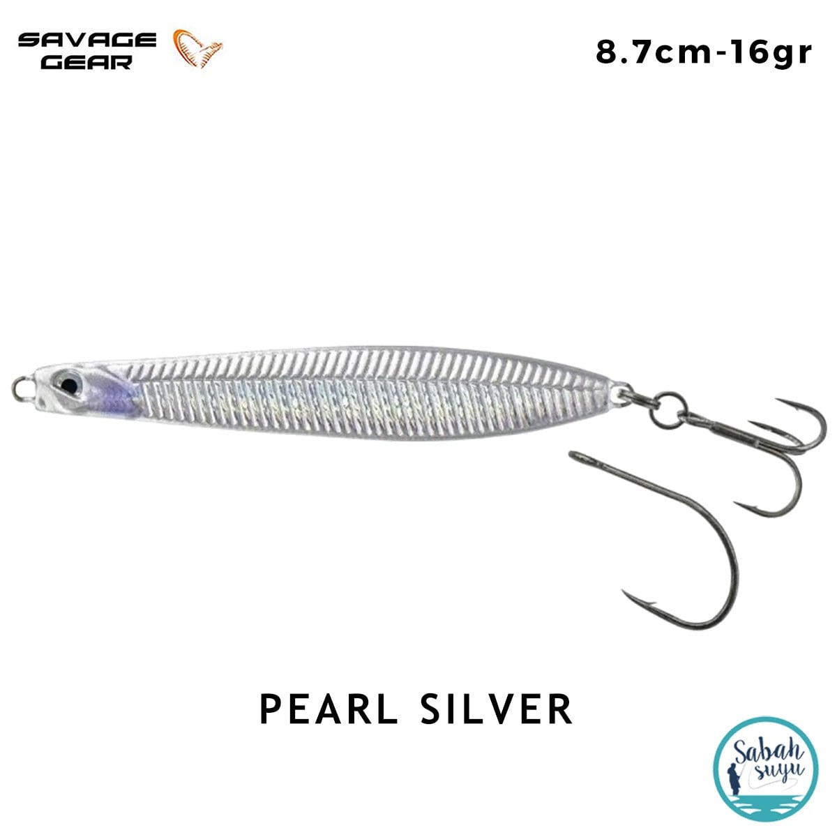 Savage Gear Seeker ISP 87mm 16gr Kaşık Yem Pearl Silver