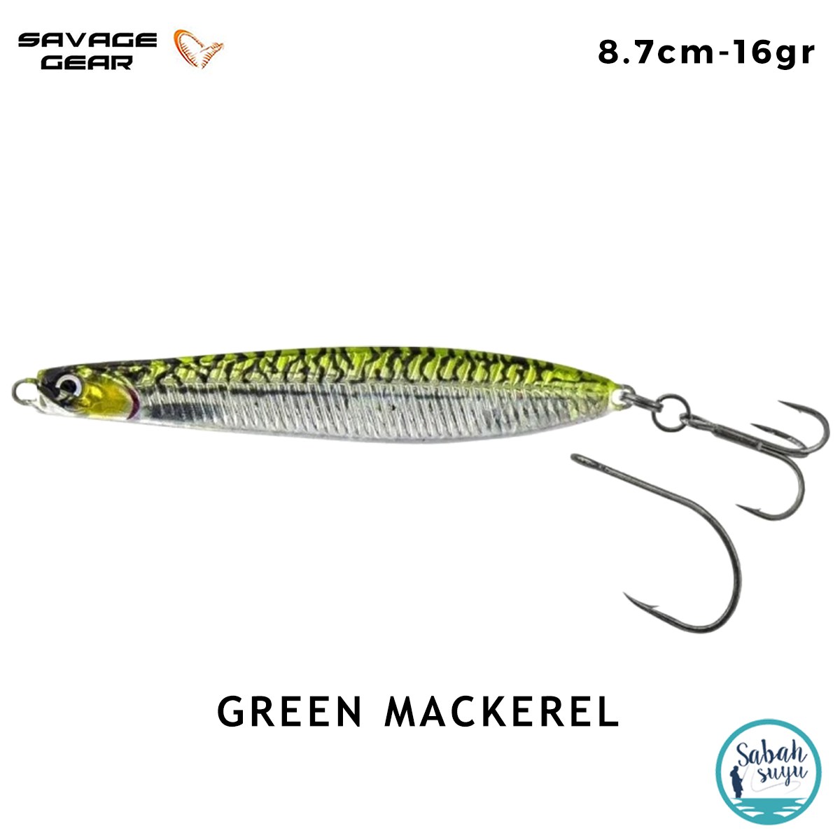 Savage Gear Seeker ISP 87mm 16gr Kaşık Yem Green Mackerel