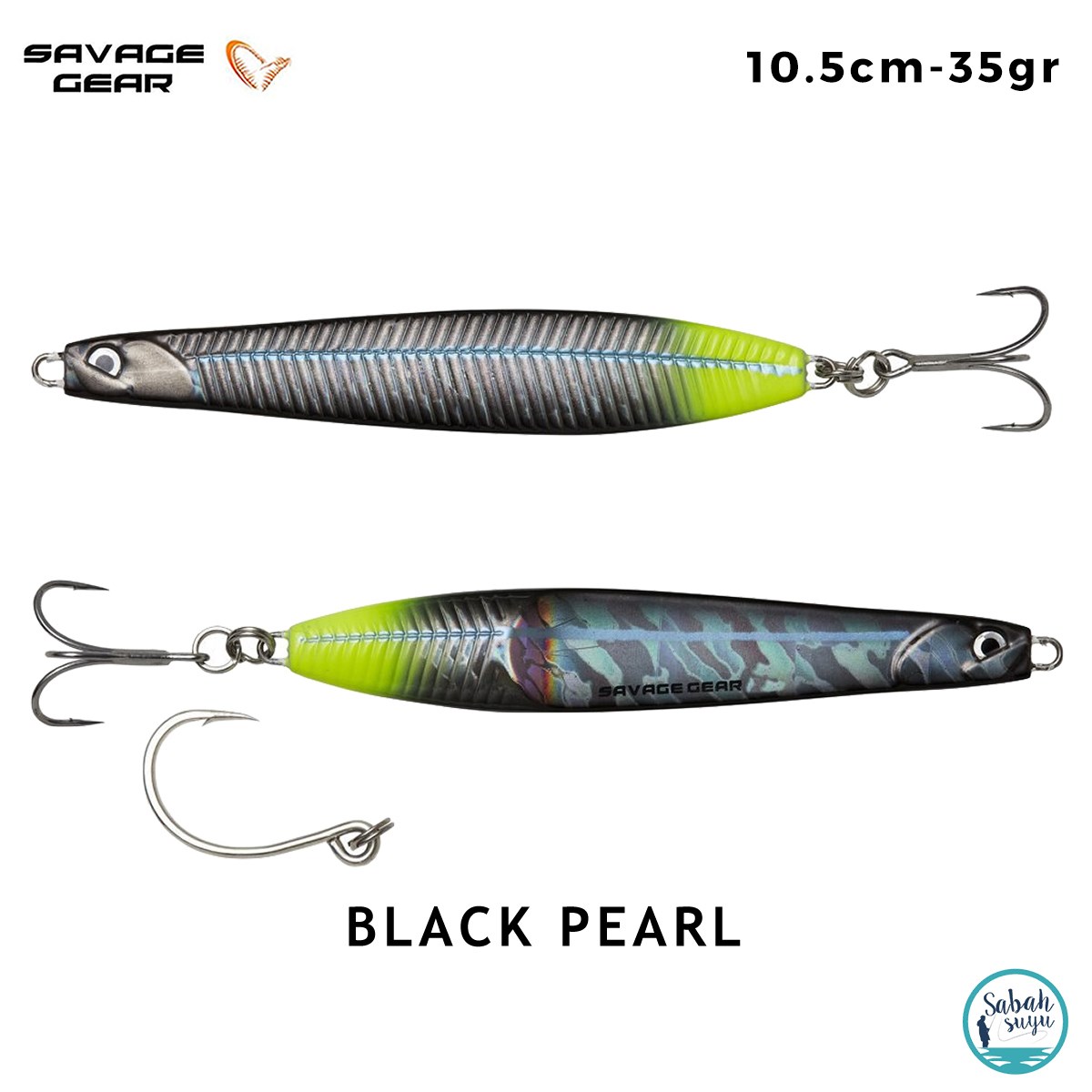 Savage Gear Surf Seeker 10.5cm 35gr Kaşık Yem Black Pearl