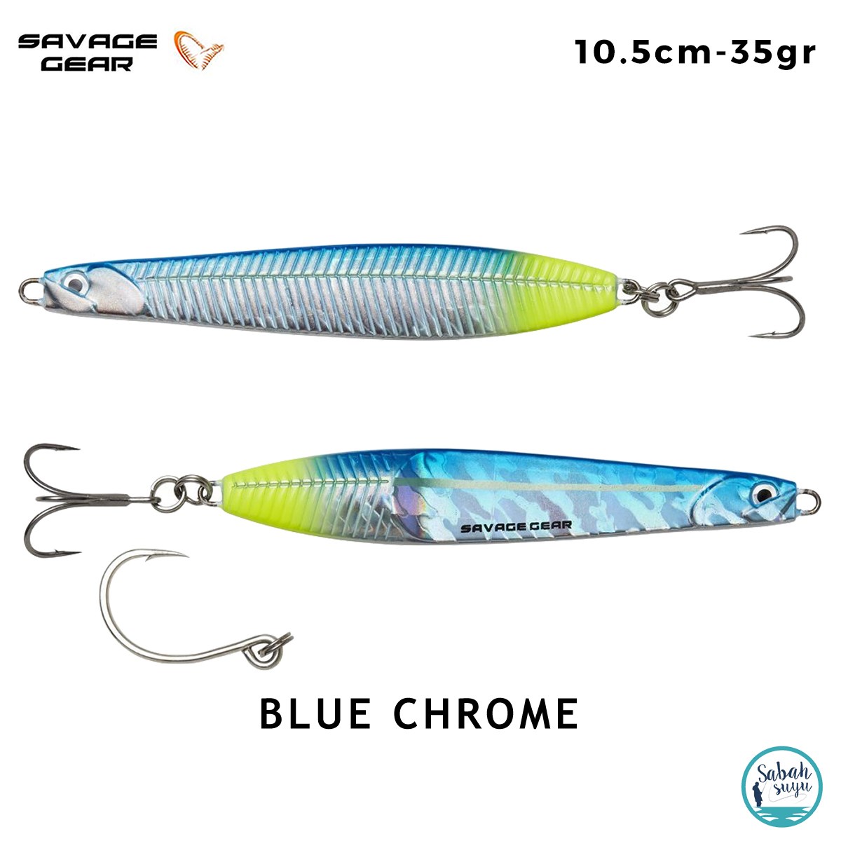 Savage Gear Surf Seeker 10.5cm 35gr Kaşık Yem Blue Chrome