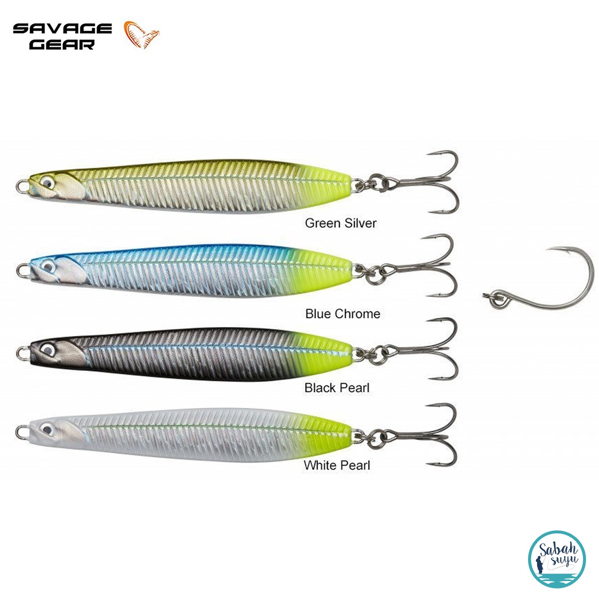 Savage Gear Surf Seeker 10.5cm 35gr Kaşık Yem Green Silver