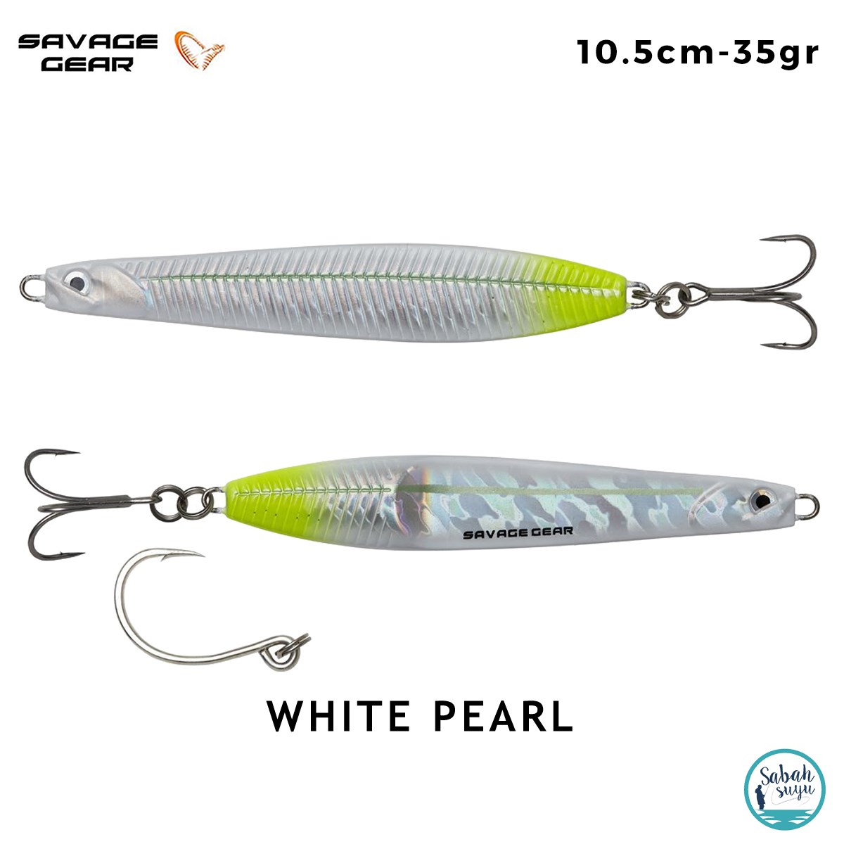 Savage Gear Surf Seeker 10.5cm 35gr Kaşık Yem White Pearl