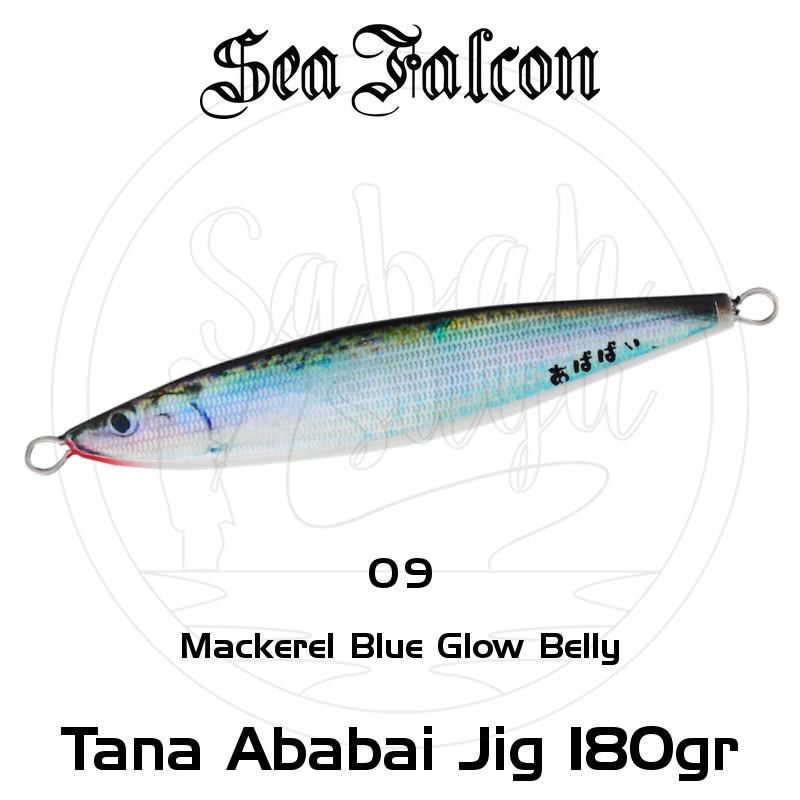 Sea Falcon Ababai Jig 180gr 09 Mackerel Blue Glow Belly